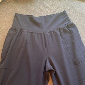 Navy loose leg joggers